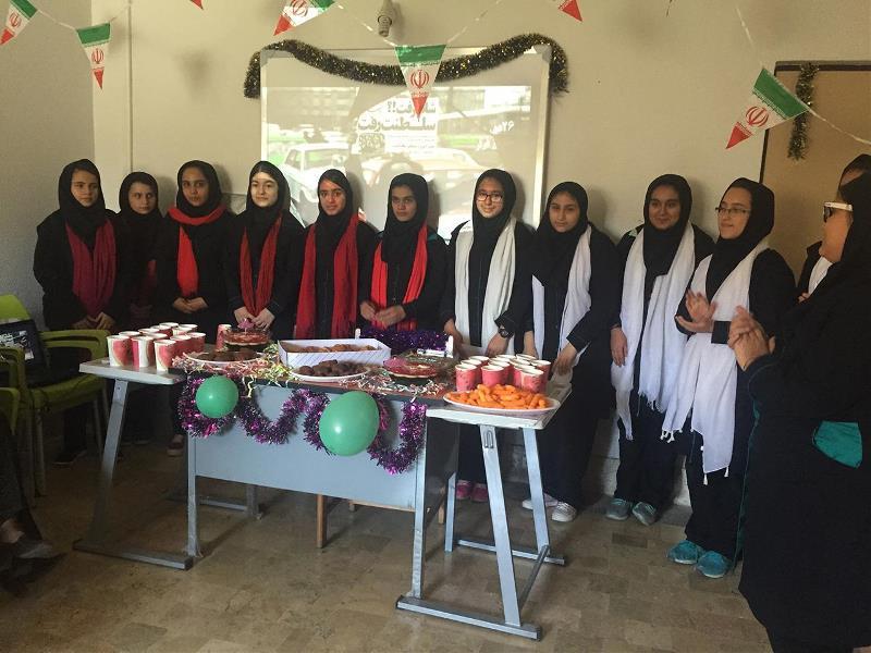 دوره اول - جشن دهه فجر دانش آموزان پایه هشتم 