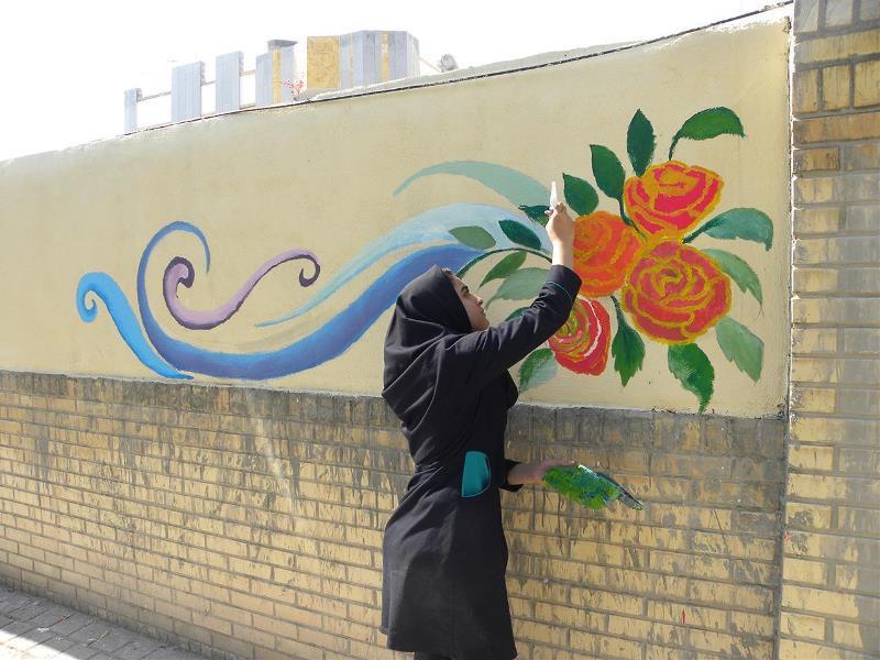 دوره اول - نقاشی بزرگ دیواری 