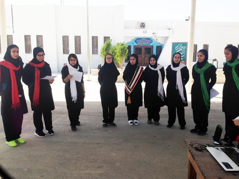 دوره اول - تمرین با دانش آموزان جهت جشن آغاز ماه مهر 94